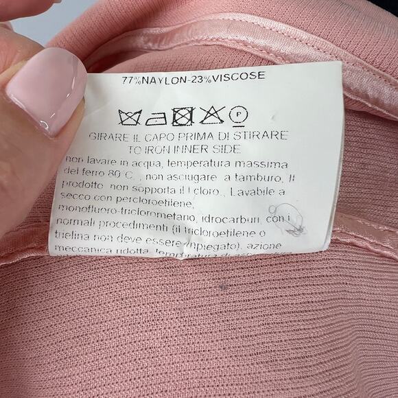 Golden Goose Pink S Sweater Raglan Front Pocket Crew Neck Long Sleeve Pullover - Picture 11 of 11